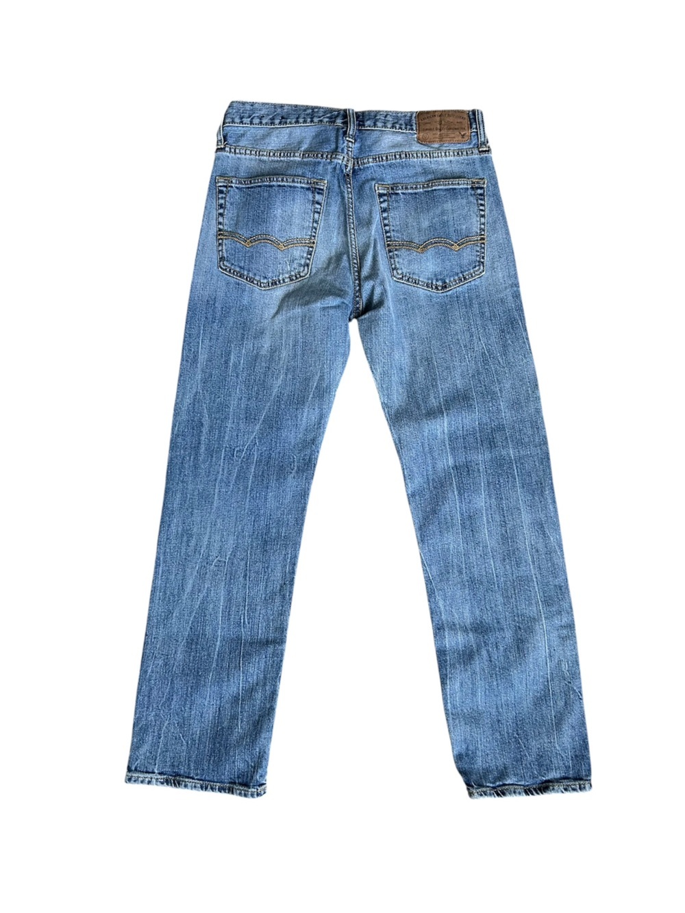 American Eagle Men’s Core Flex Relaxed Straight Leg Jeans 29x30 - Picture 4 of 6